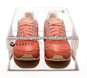 Modern Acrylic Shoe Riser or Acrylic Shoe Display Rack For Mall Clear Acrylic Heel-Rest Elevated Style Shoe Risers