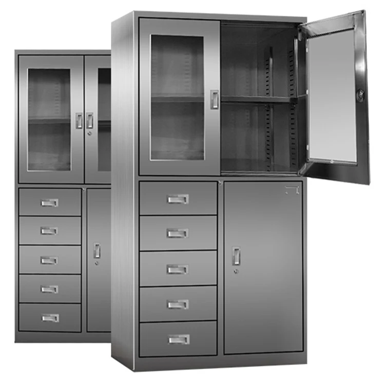 
stainless steel medical cabinet in clean room hospital 