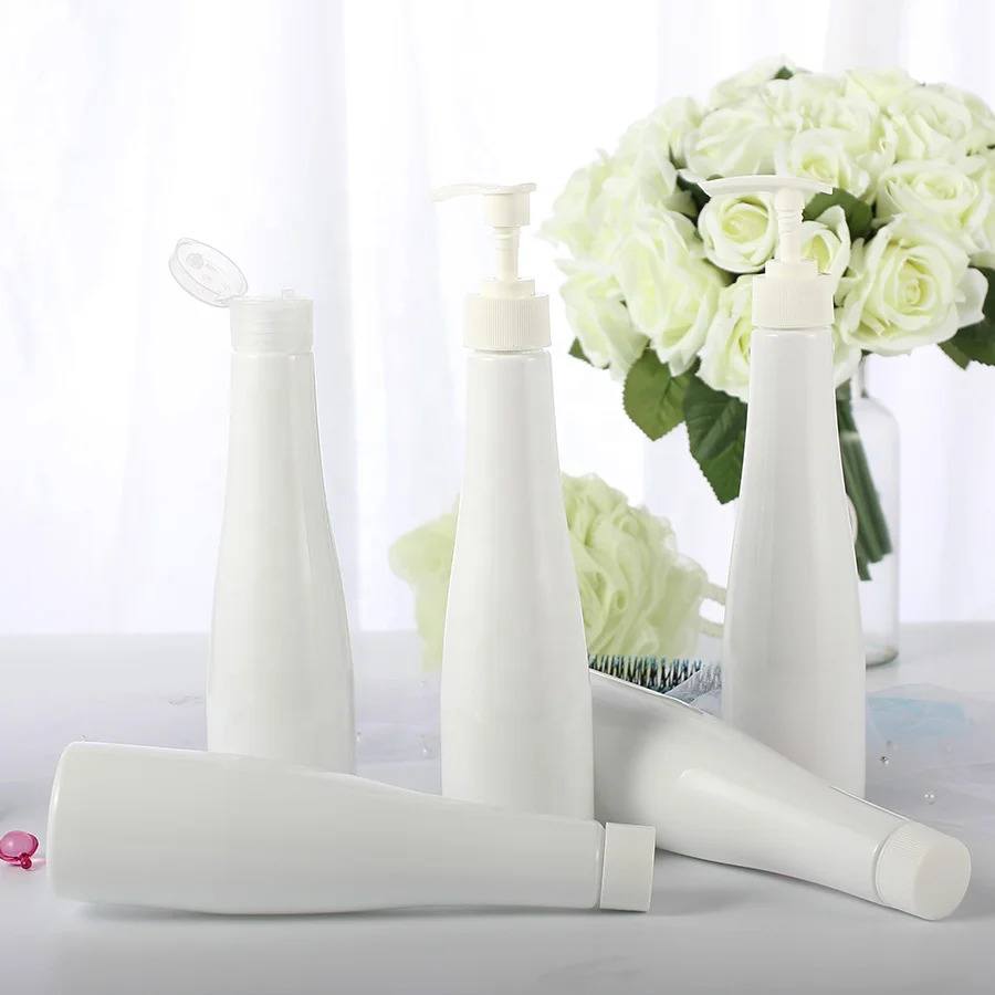 Custom Empty Refillable Kids Shampoo Factory OEM Lotion Pump PET Skincare Packaging Cosmetic Plastic Shampoo Plastic