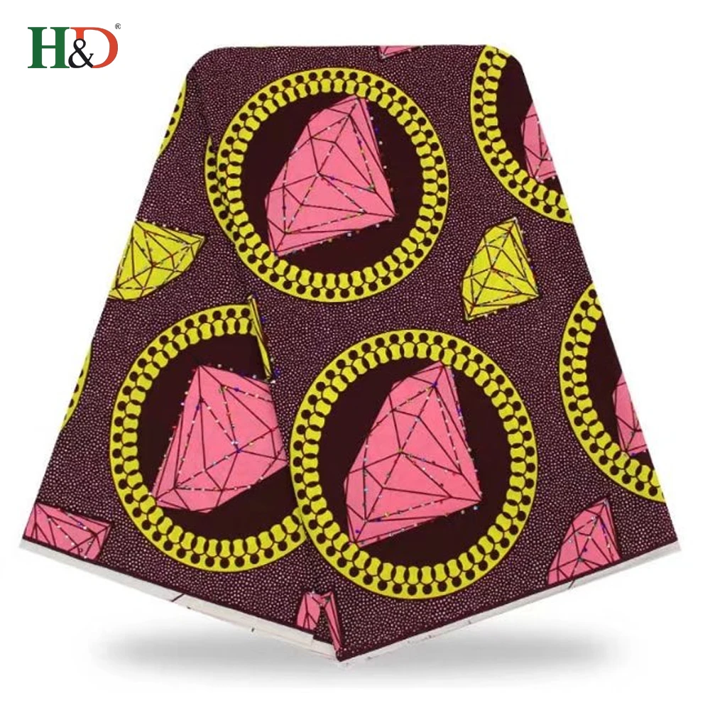 H & D Китай спандекс африканские блестки воск ситец печатных воск тканей в Alibaba