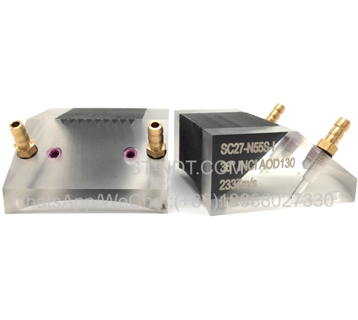 
GOWORLD Phased Array Ultrasonic flaw detector Wedges for Linear Array Series Probes probe module ultrasound transducer sensor 