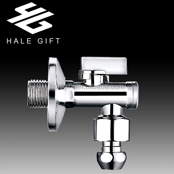 Yuhuan Factory Brass Angle Valve,Bathroom Chrome Plating Brass Angle Valve