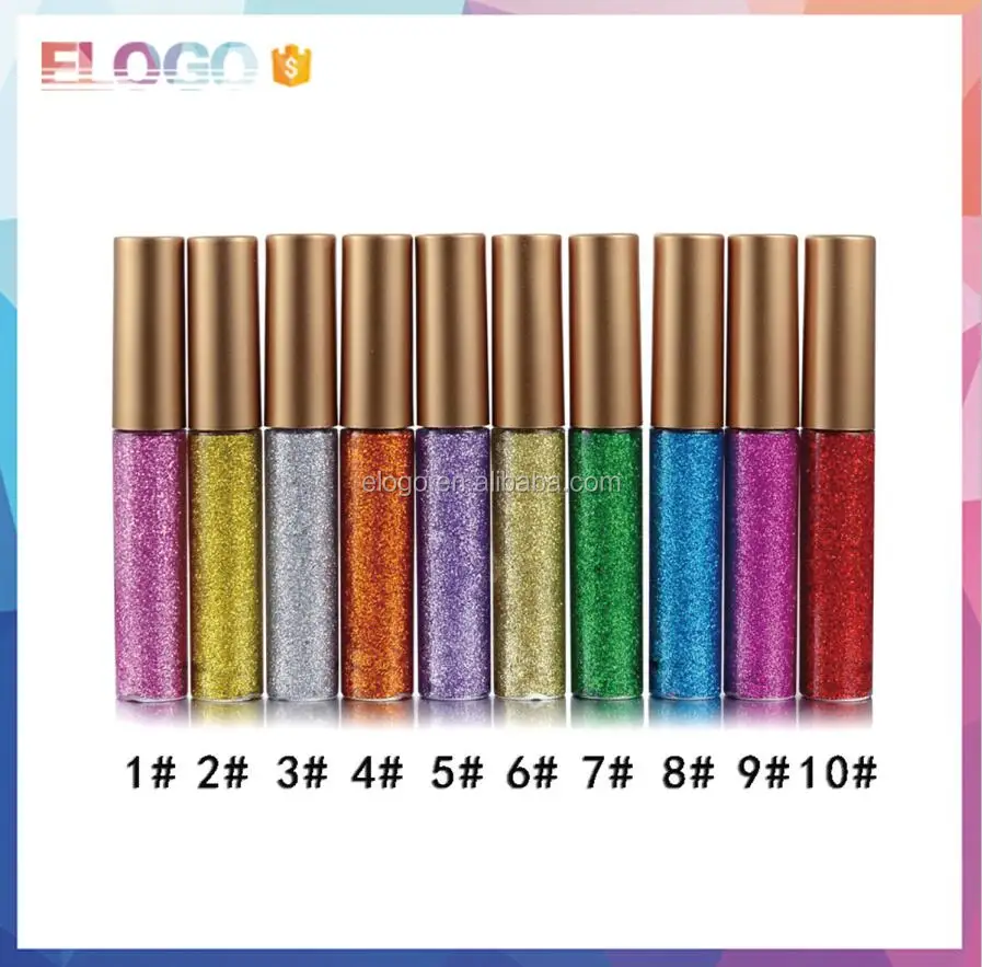 
Hot makeup products shiny liquid glitter eyeshadow eye liner makeup waterproof glitter liquid eyeshadow eyeliner 