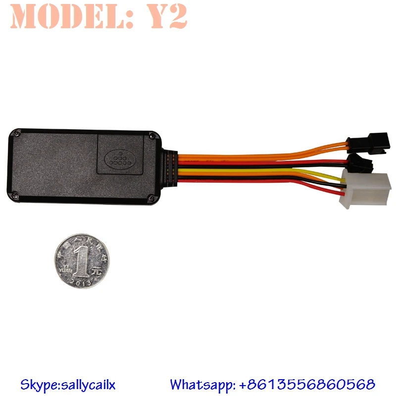 Y2 anti-kidnapping gps tracker fuel cut off voice monitoring sos punic button acc detection