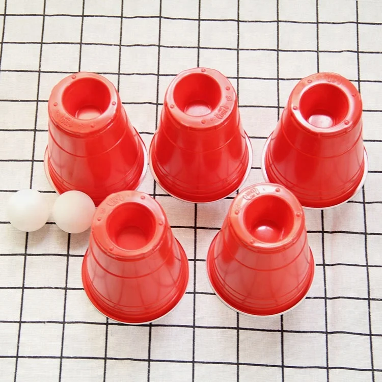 Красные чашки для игр, чашка для пива и понга, 16 унций, 22 чашки + 2 набора мячей для пинг-понга для бара