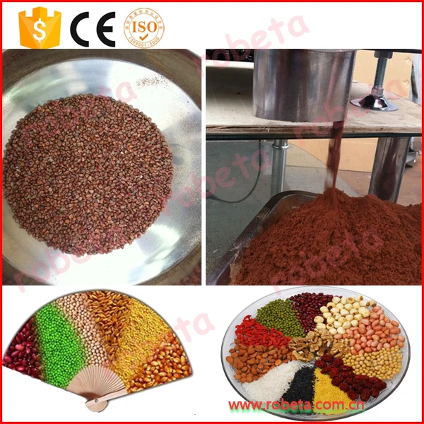 Stainless Steel Automatic Electric small grain flour grinding milling machine