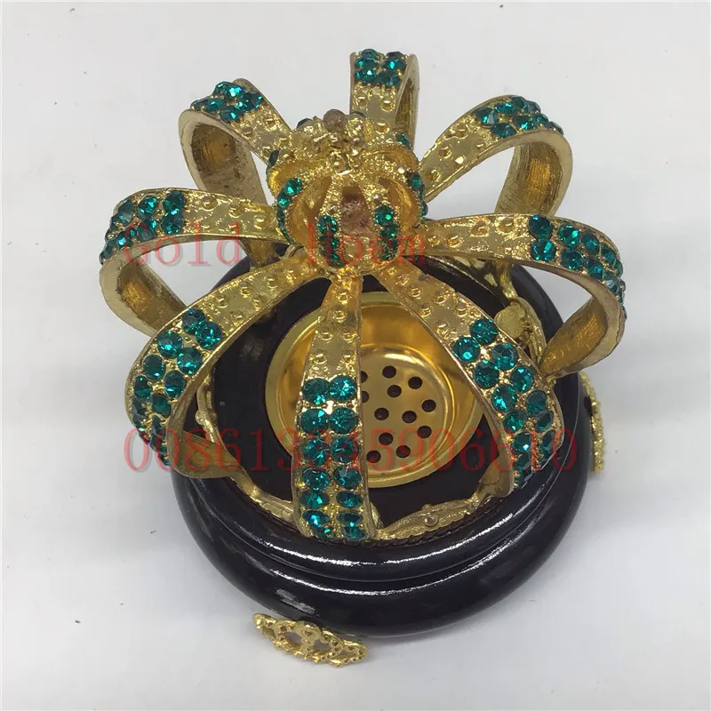 Катар/Кувейт/Саудовский арабский деревянный металлический алмаз Bakhoor красивая коробка для курильницы