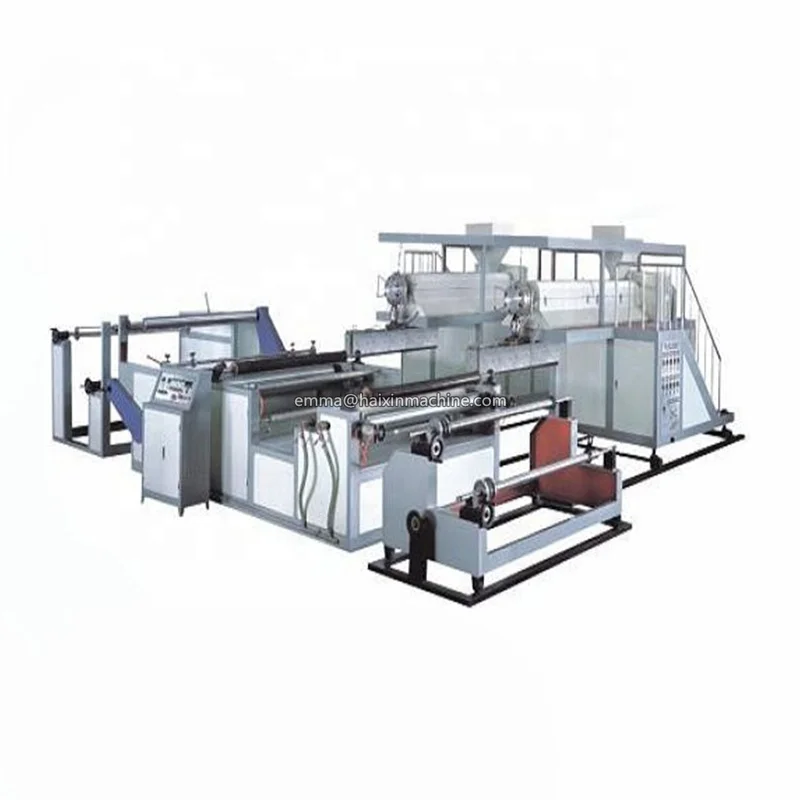 Double screw air bubble film wrap sheet roll making machine pe air bubble wrap film machinery