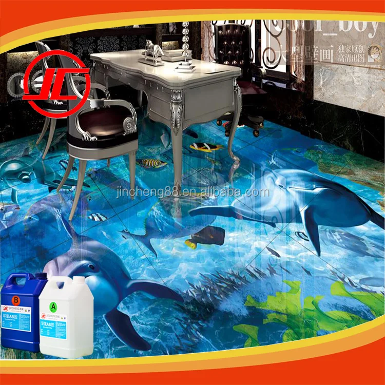 Liquid 3D Floor Painting and Coating