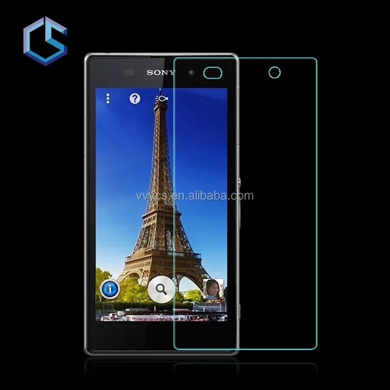 Premium Tempered Glass Screen Protector for Sony Xperia Z1 Cell Phone