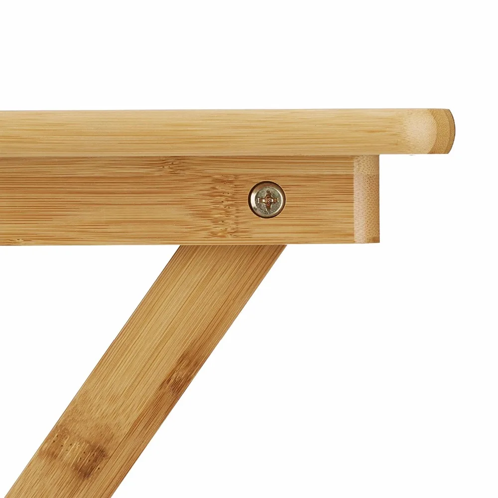 Оптовая продажа деревянный складной стол естественного цвета для украшения сада