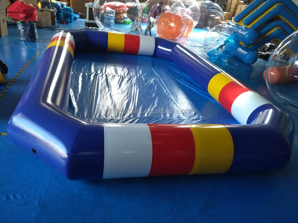 Hot selling high quality cheap factory custom size square inflatable pool PVC pool Outdoor commercial children fun water park