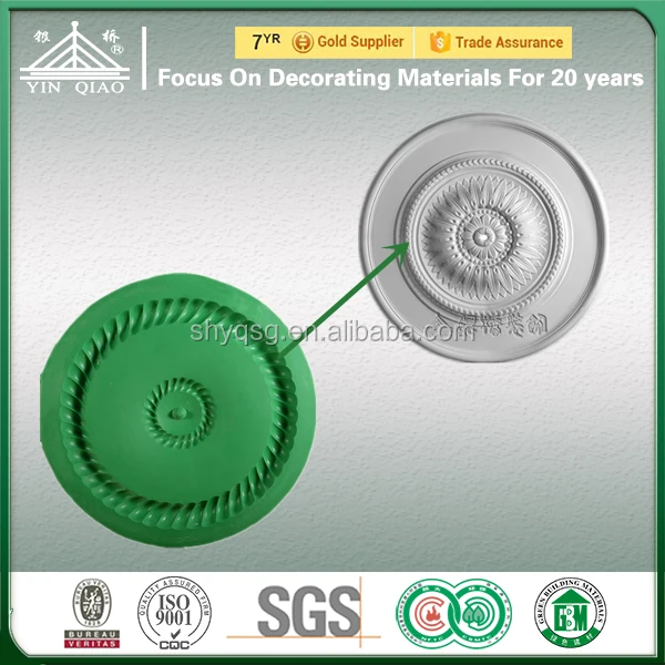 Best Quality Different Shape Interior Artistic Moistureproof Ceiling Medallion Molds