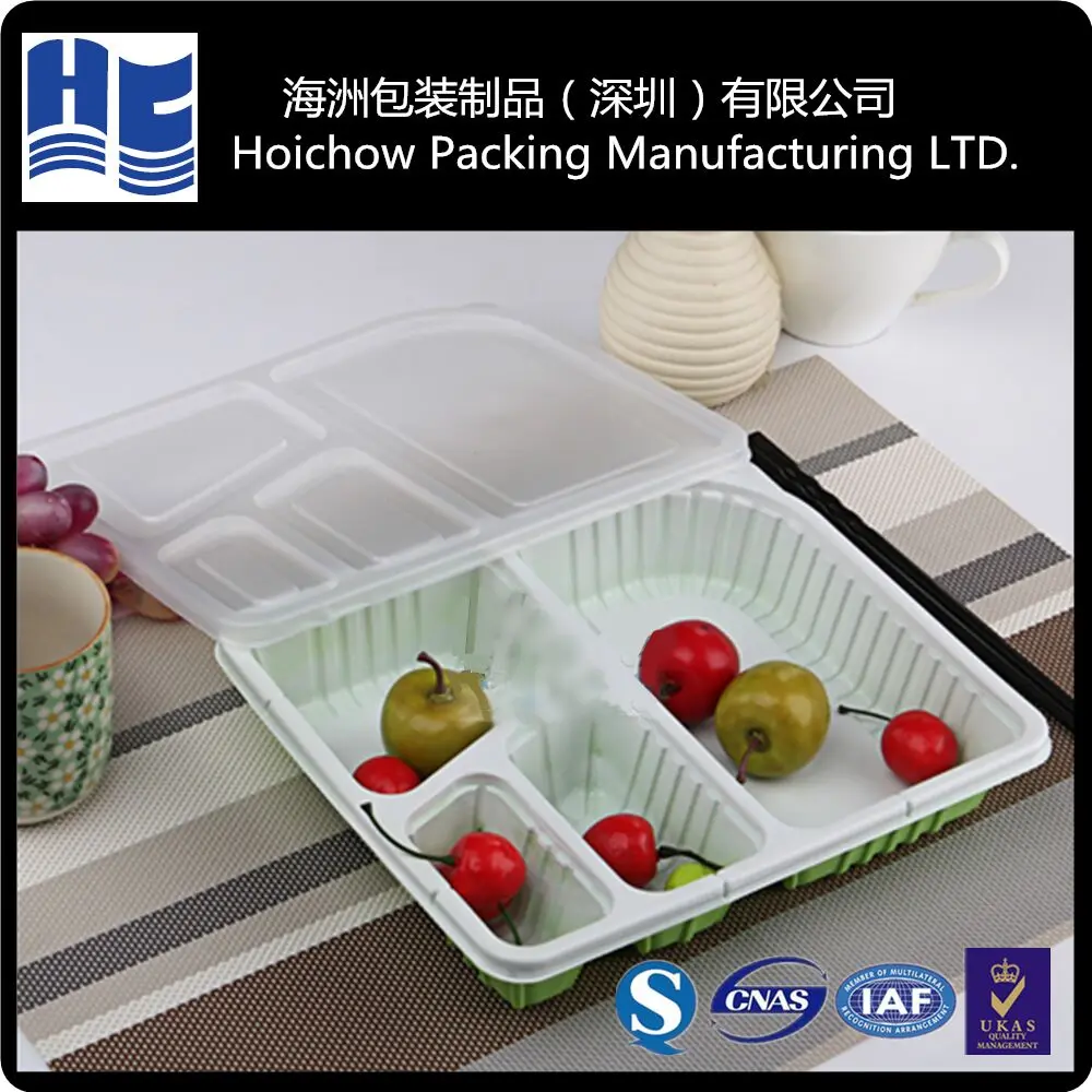
Hot Sale Clamshell Disposable Plastic Fruit Salad Tray Packaging Disposable Plastic Fruit Salad Packaging 