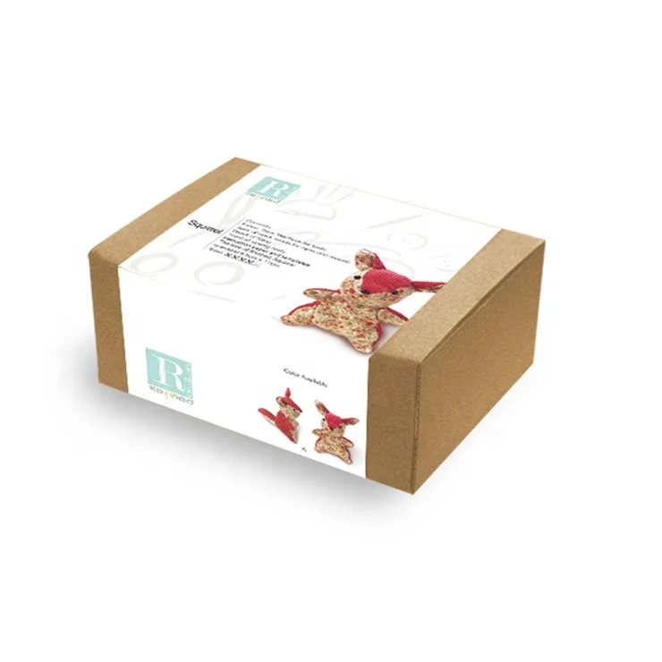 DIY Animal Kit  Squirrel Stitching Kit Gift DIY Fabric Sewing Kit