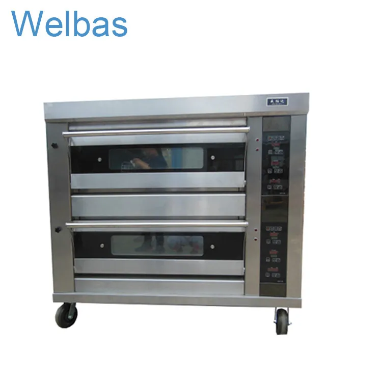 Guangzhou Wholesale Pan Stainless Steel Bakery Equipment Bread Baking Pizza Gas Oven