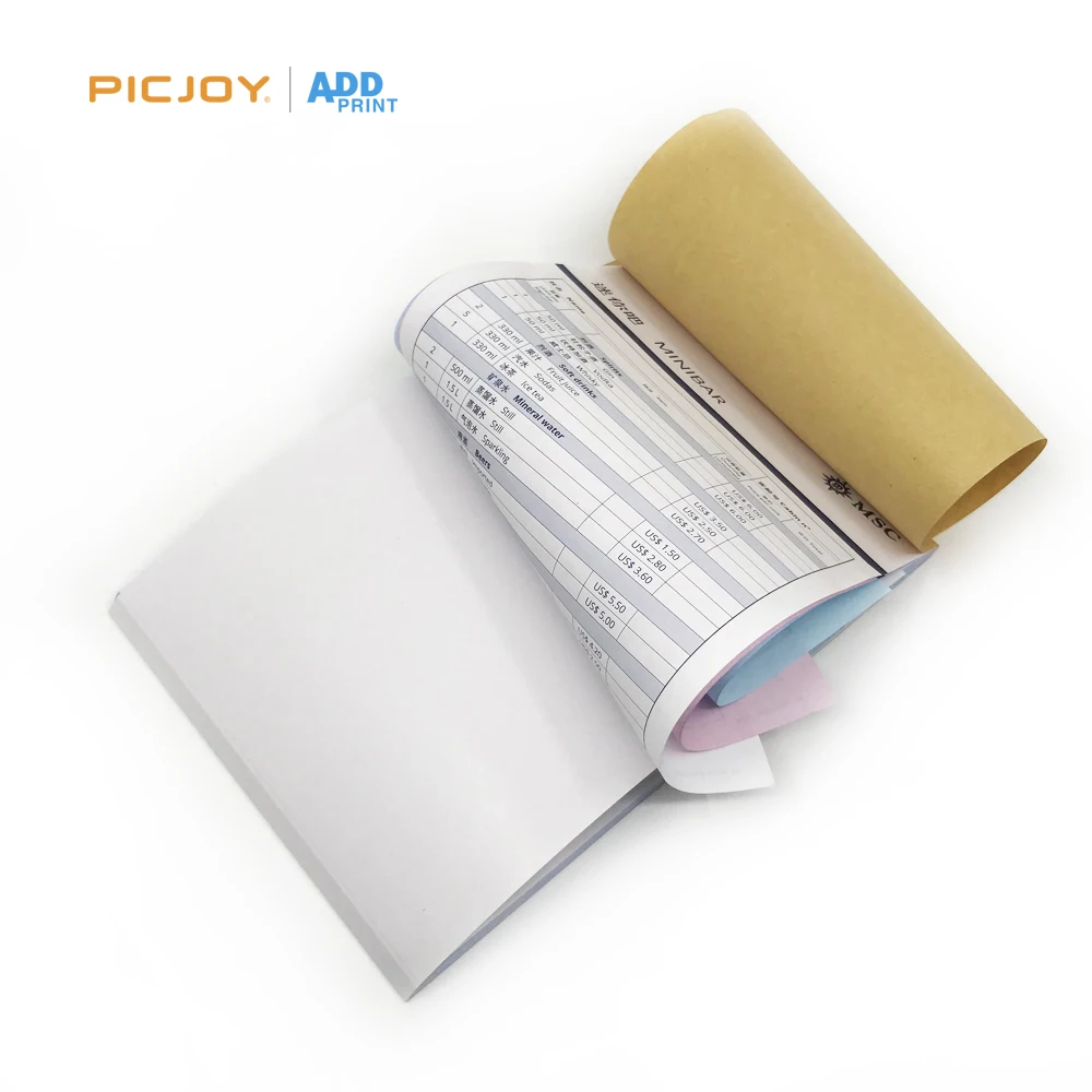 A5 210*148mm Triplicate Invoice forms Invoice Book Duplicate receipt books printing in shanghai