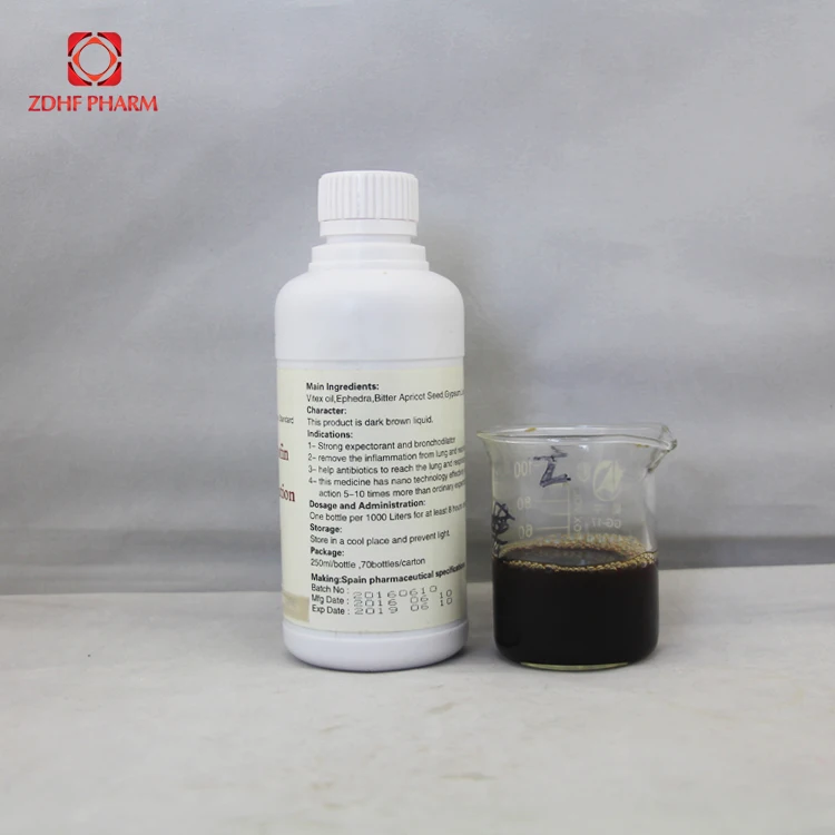 
Poultry Cough Eliminating Phlegm Menthol Bromhexine Oral Solution 