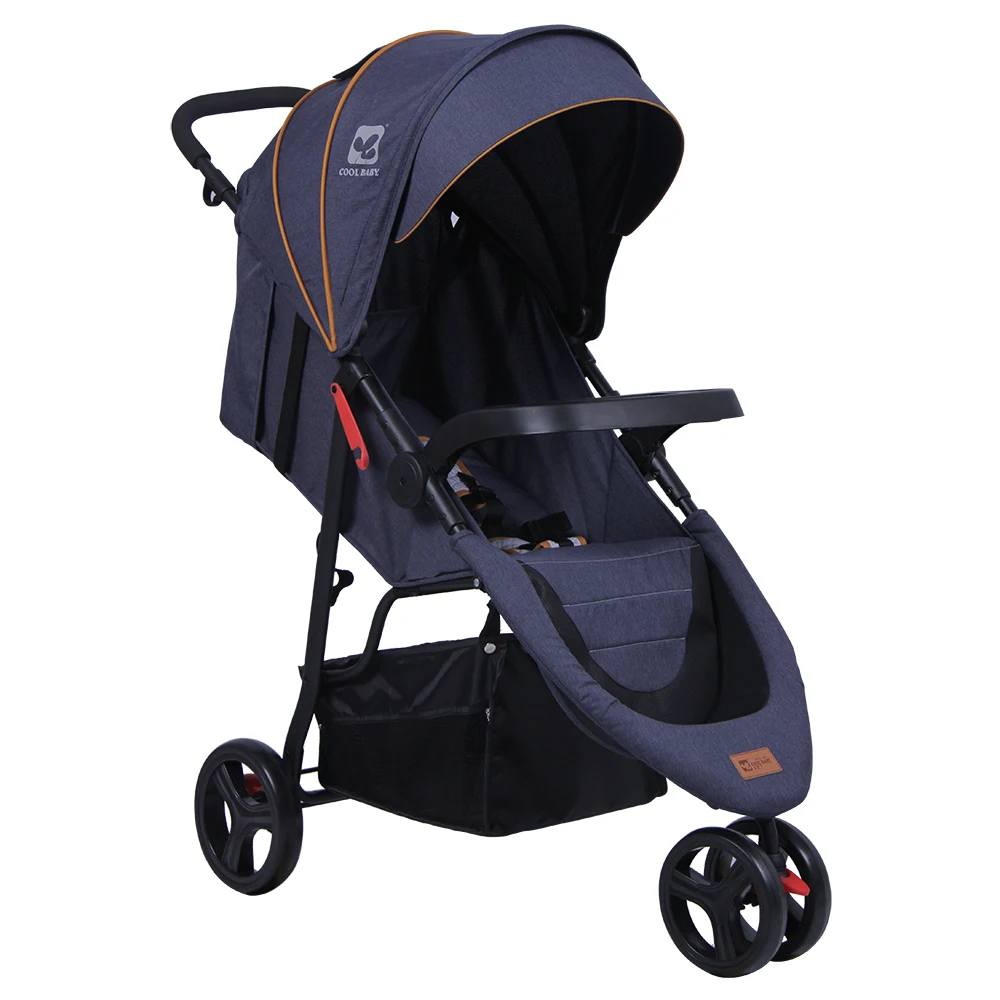 Adjustable lightweight baby doll pram stroller