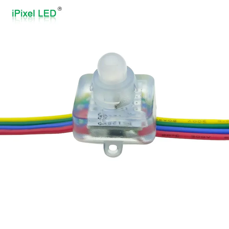 WS2811 12mm diffused flat digital rgb led pixel light