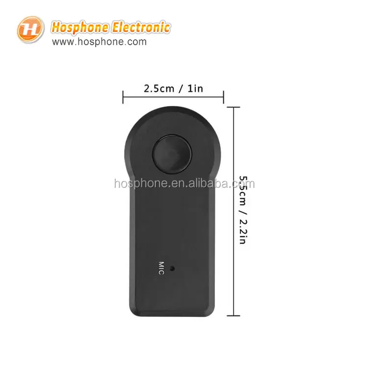 Wireless BT Receiver 3.5mm AUX Audio Stereo Music Home Car Receiver Adapter Mic  BT-Receiver BT350