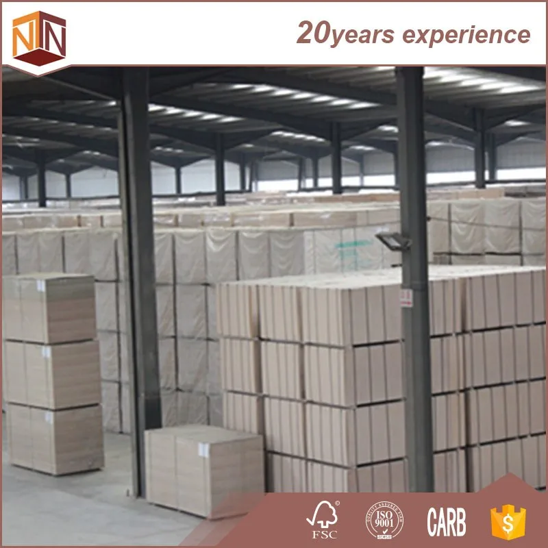 
factory direct supply carb fsc plain medium density fiberboard raw mdf 