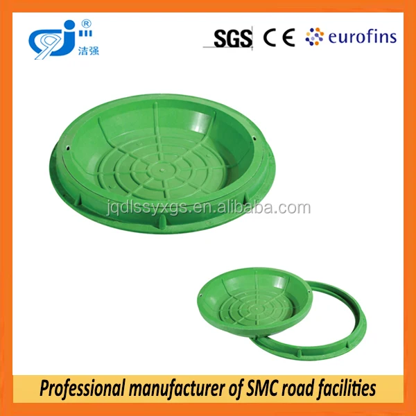 Dia550mm Круглый Газон SMC Крышка Люка Трава