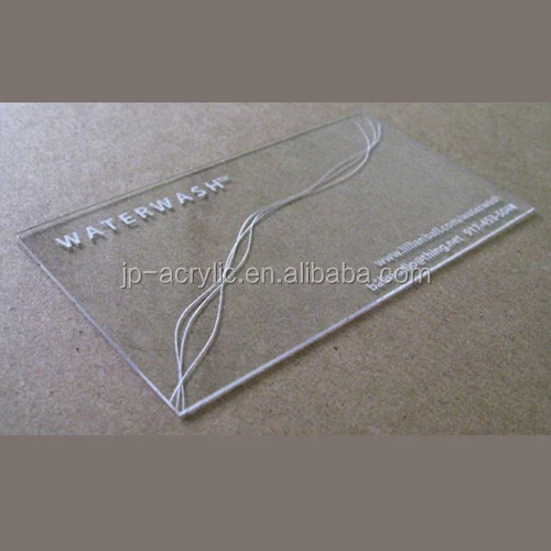 
Custom wholesale fashion silk screen acrylic personalized business card 