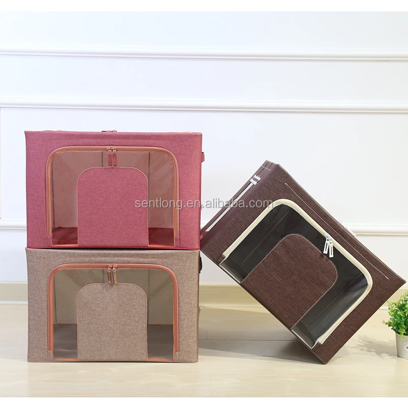 
Beautiful boxes for storage 600D oxford fabric foldable storage box 