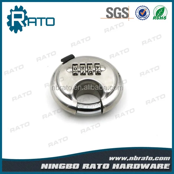 Безопасный 4 Код Из Нержавеющей Стали Сочетание Диск Цифровой Замок