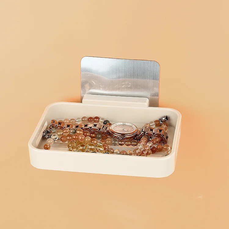 2019 Modern Style Wall Mount Plastic Bathroom Accessories Color Box Magic Stick Plastic Toothbrush Holder Plastic Bath Set