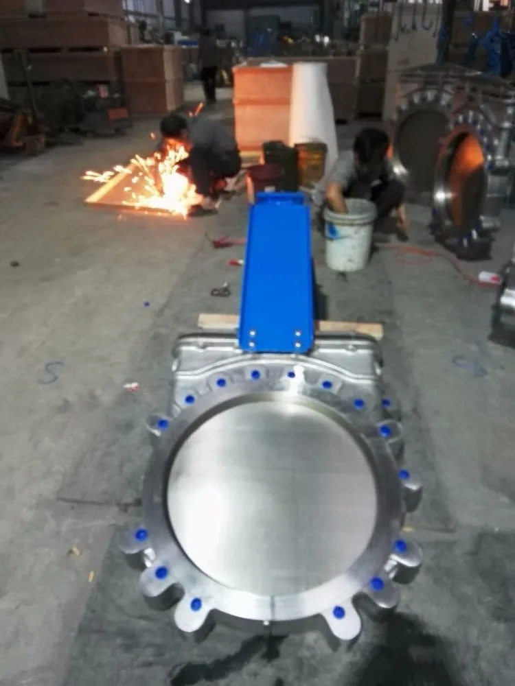 SS304 QB series Unidirectional seal Knife Gate Valve