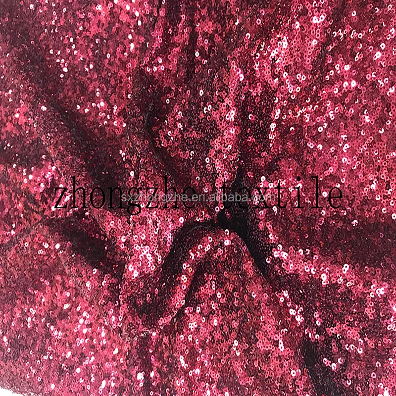 
3mm wholesale gold mesh sequin fabric for wedding /events and party 