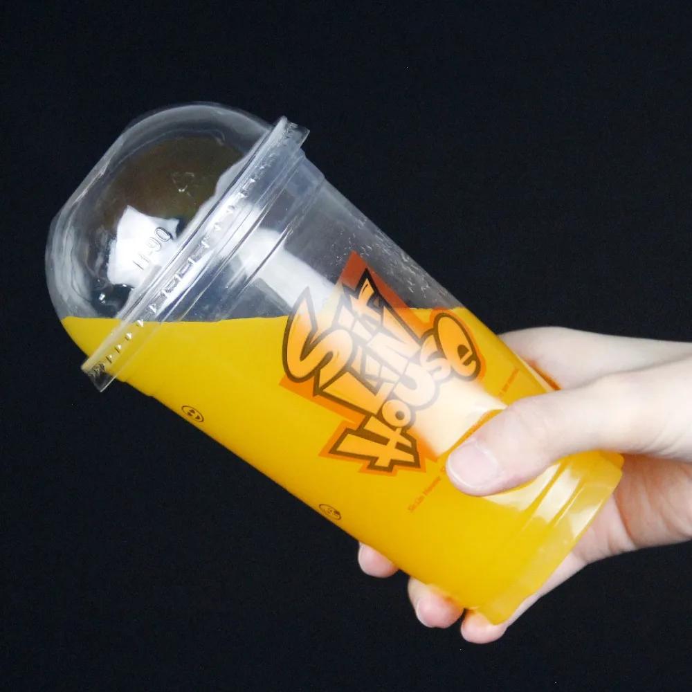 Transparent Disposable Plastic Juice Cup