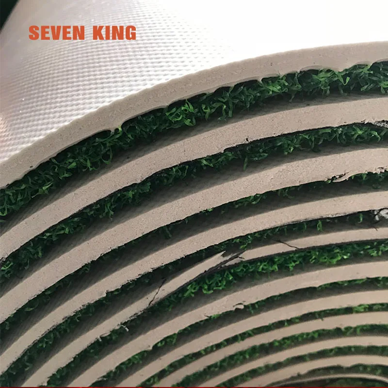 13-30mm Customized white and green colorful artificial grass turf carpet for fitness gym indoor sled running track