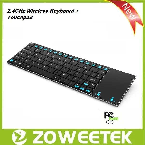 Из нержавеющей стали сверхтонкий 2.4 г мини сенсорная панель беспроводная клавиатура для ноутбуков Dell Alienware