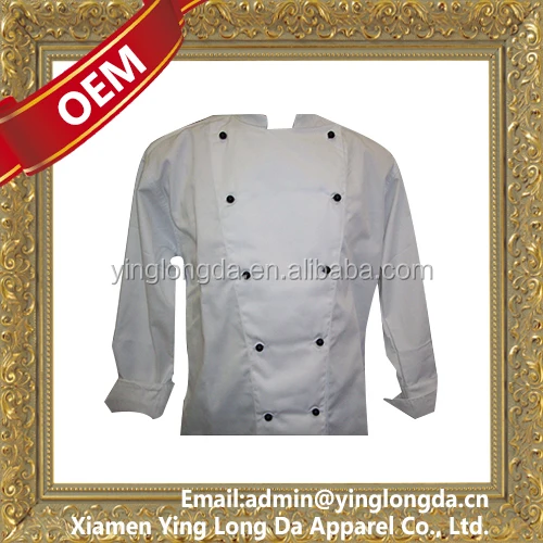 
High Quality OEM Orange Restaurant And Hotel Uniform Chef Jacket 
