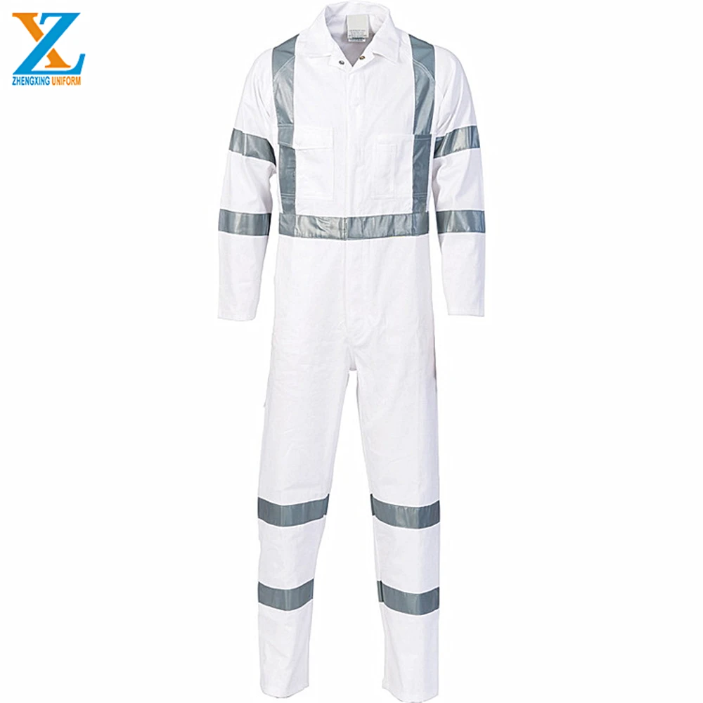 One Piece Jacket Boiler Suit With Flame Retardant Coating Fireproof Coverall Workwear
