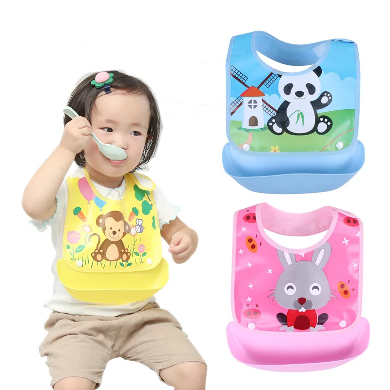 Baby bib waterproof rice bowl baby bib eco friendly neoprene  bibs silicone soft super soft  towel clothes