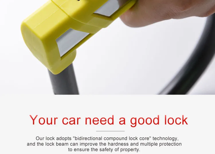 Motorcycle and Bicycle Black lock Factory Wholesale Suitable for Motorcycle and Bicycle Black lock