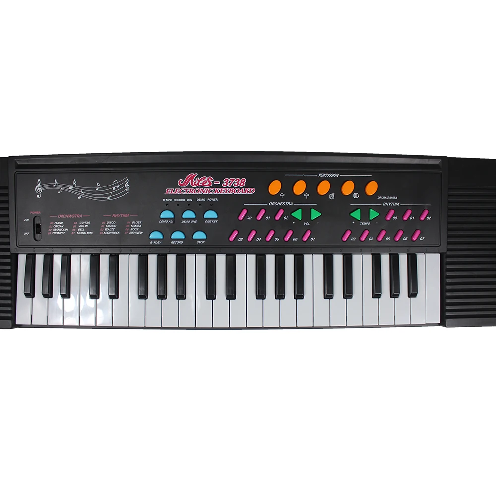 Multi-functional electronic keyboard piano with microphone electric organ