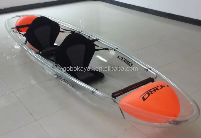 double transparent canoe kayak