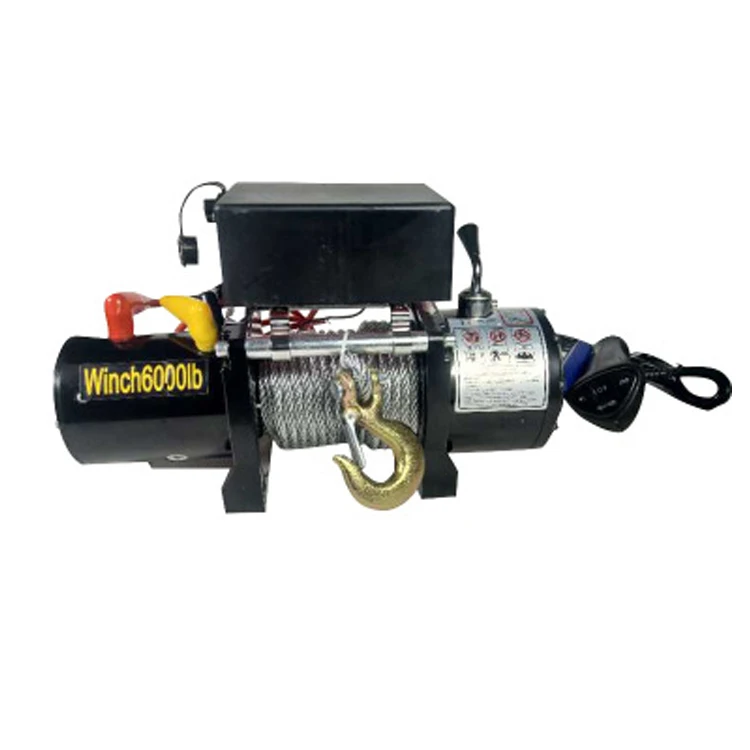 DC 12V/ 24V car electric winch for 3000lbs & 12000lbs