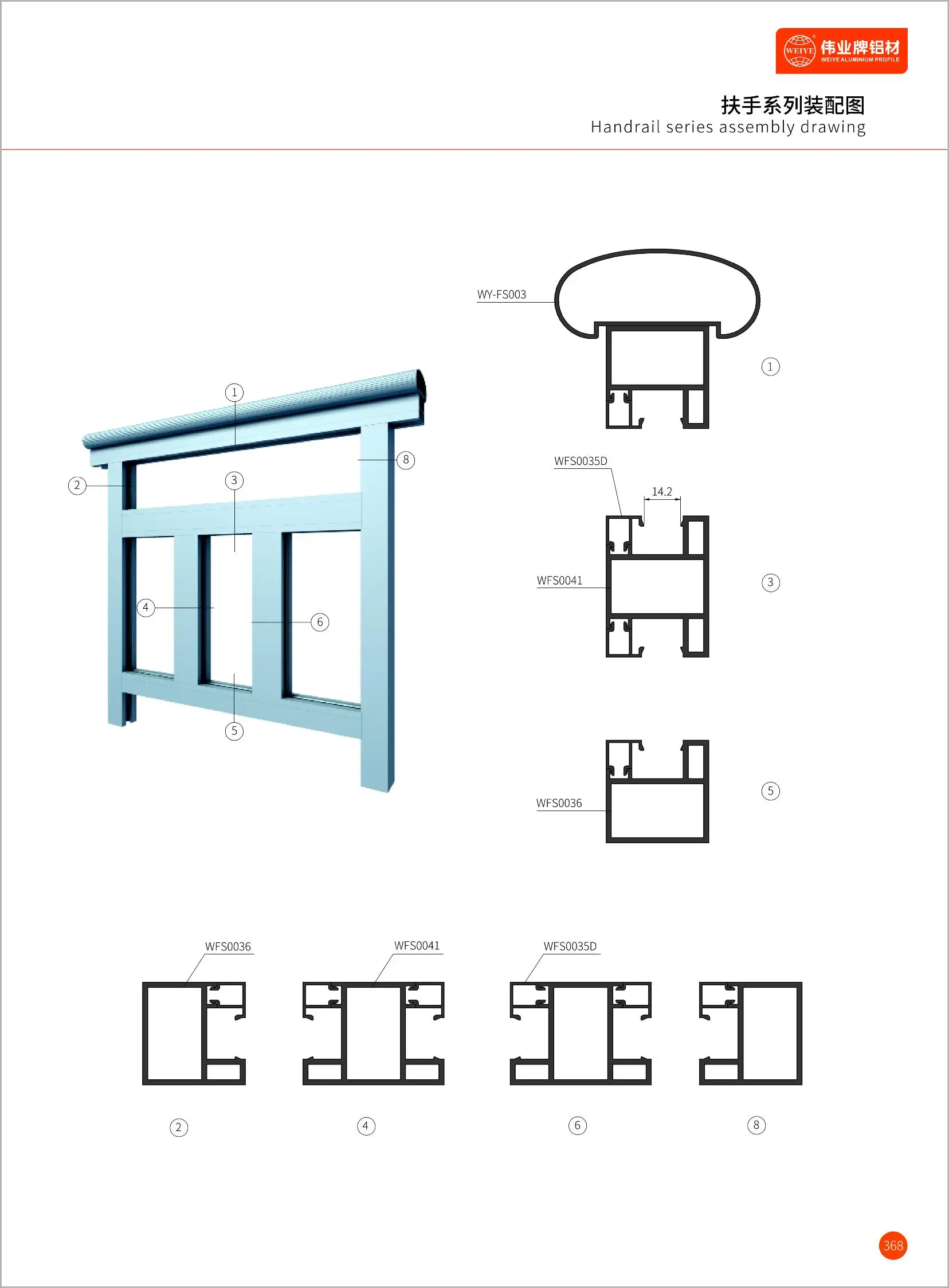 
modern balcony railing profile buslustrade aluminium extrusion profile 