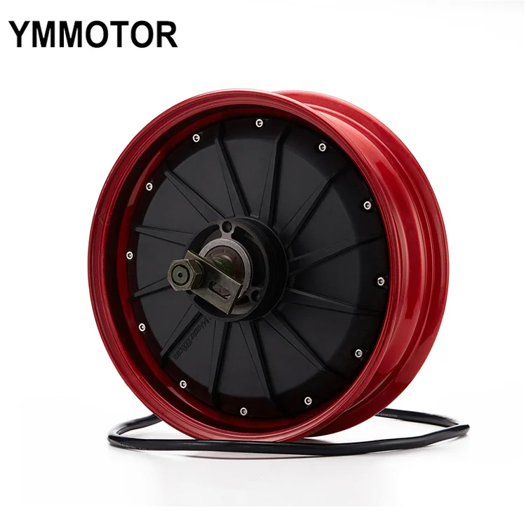 12 Inch 2000W-4000W 72V Bldc Motor High Efficiency Hub Electric Motor For Motorcycle