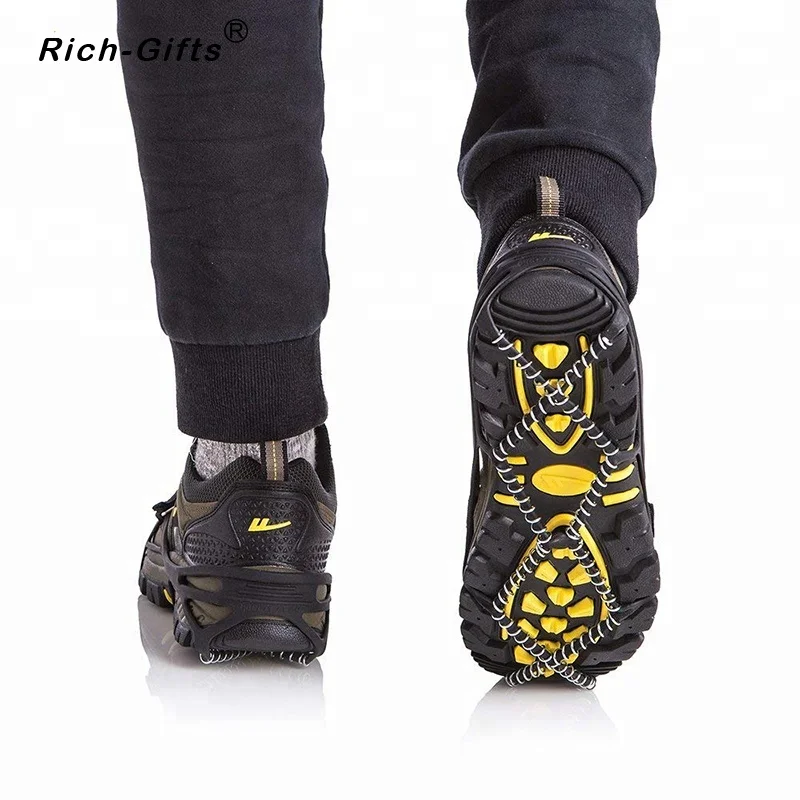 Безопасные силиконовые Нескользящие ледяные скобы для крышки обуви