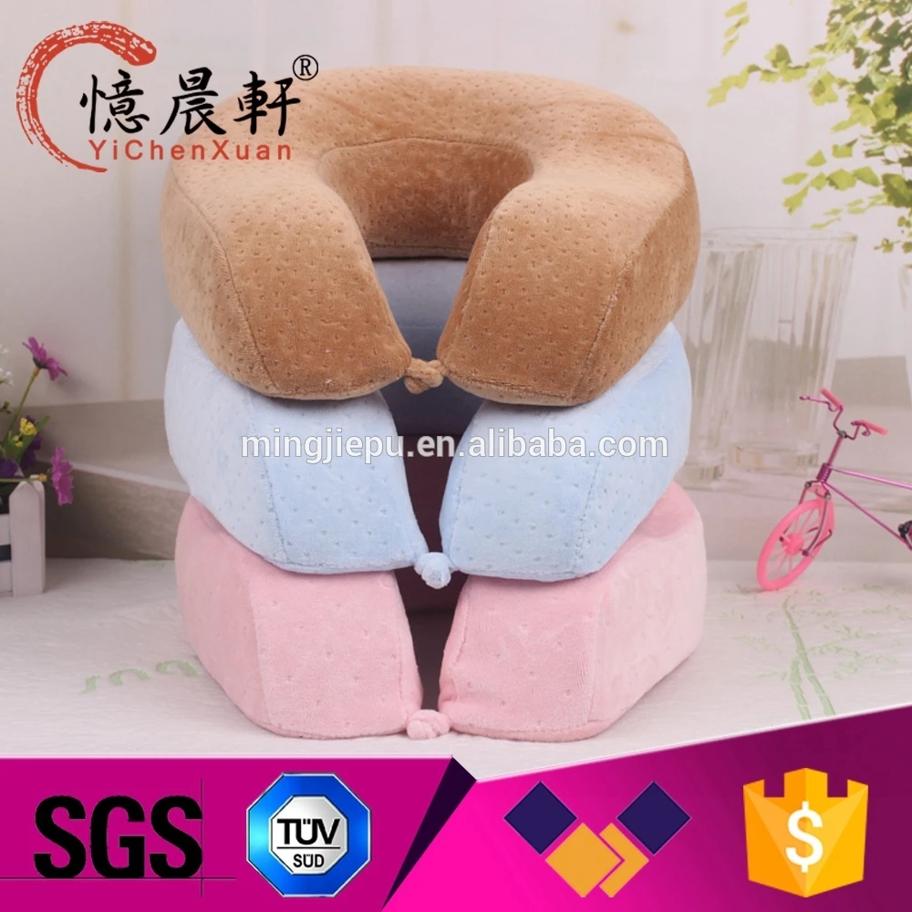 Supply all kinds of reversible neck pillow, soft travel neck rest pillow