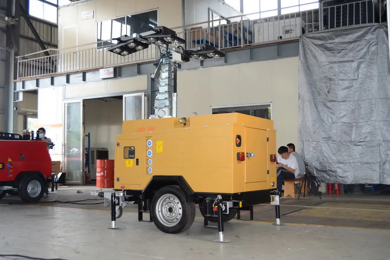 mobile light tower led 350W*4 signal tower light price