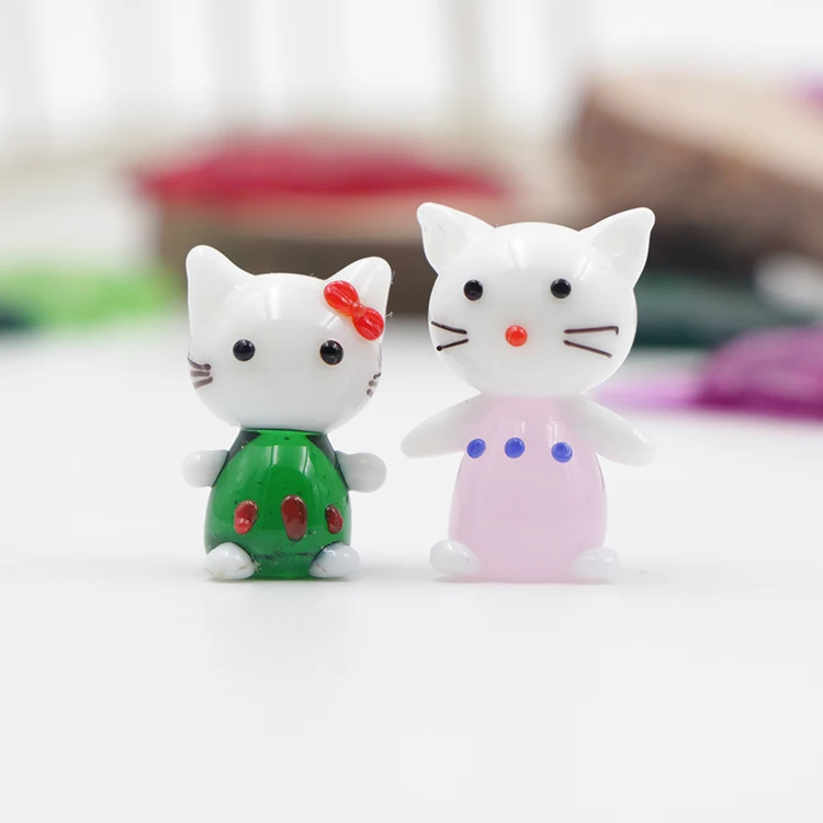 Murano Art Glass Cat Figurine