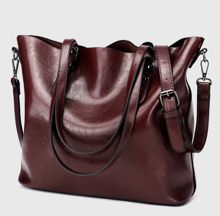 
china factory supplier Ladies genuine leather Handbag women shoulder bag 